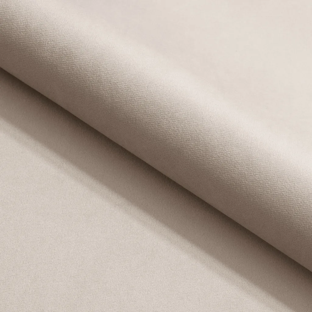 GRAINGOLD Samtbett 120x200 Fuzi - Doppelbett Mit Lattenrost - Skandinavischer Stil, Holzfüße - Beige – Bild 5