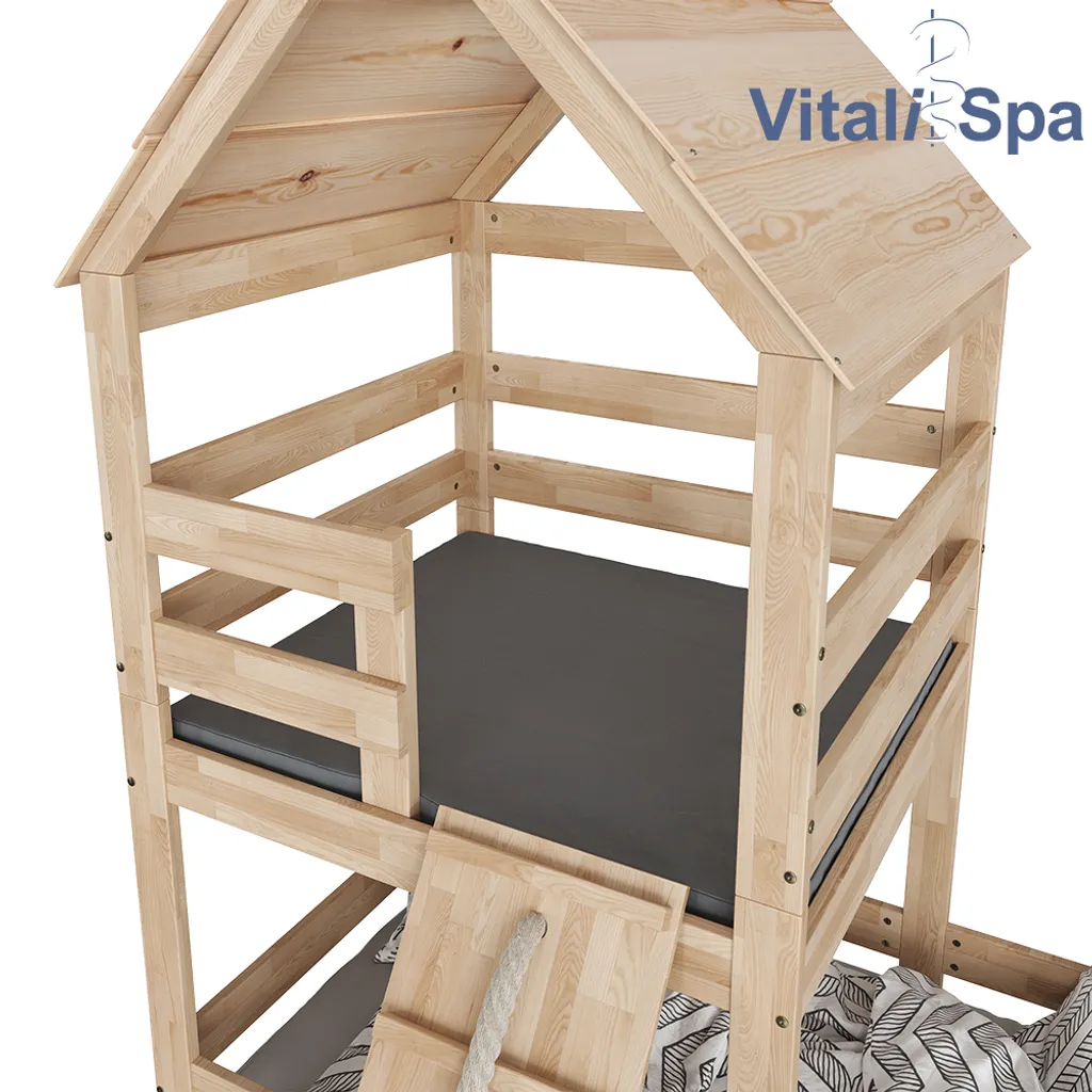 VitaliSpa Kindermatratze Teddy Grau 101 X 90 X 5 Cm Polyester – Bild 6