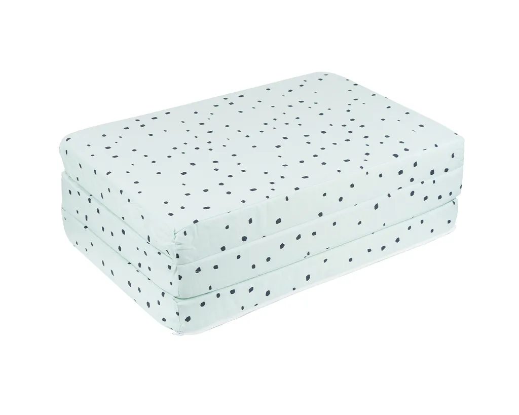 Kikkaboo Babybett-Faltmatratze Bear With Me 120 X 60 X 5 Cm Bezug 100% Baumwolle Grün – Bild 4