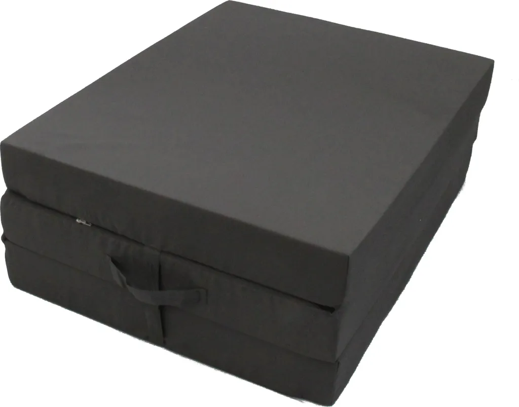 Herlag Klappmatratze Senior Dunkelgrau, 195x85 Cm, Faltmatratze, Campingmatratze – Bild 2