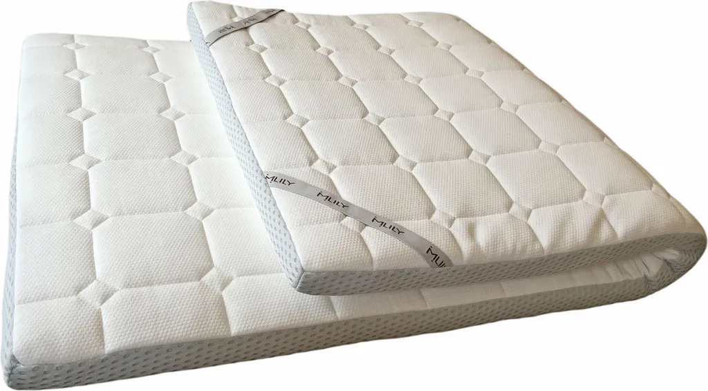 Mlily By Ebitop Matratzentopper Traum-Schlaf 7 Cm Höhe | Viskoelastische Auflage Für Matratze / Boxspringbett H2+, 100 X 200 Cm – Bild 2