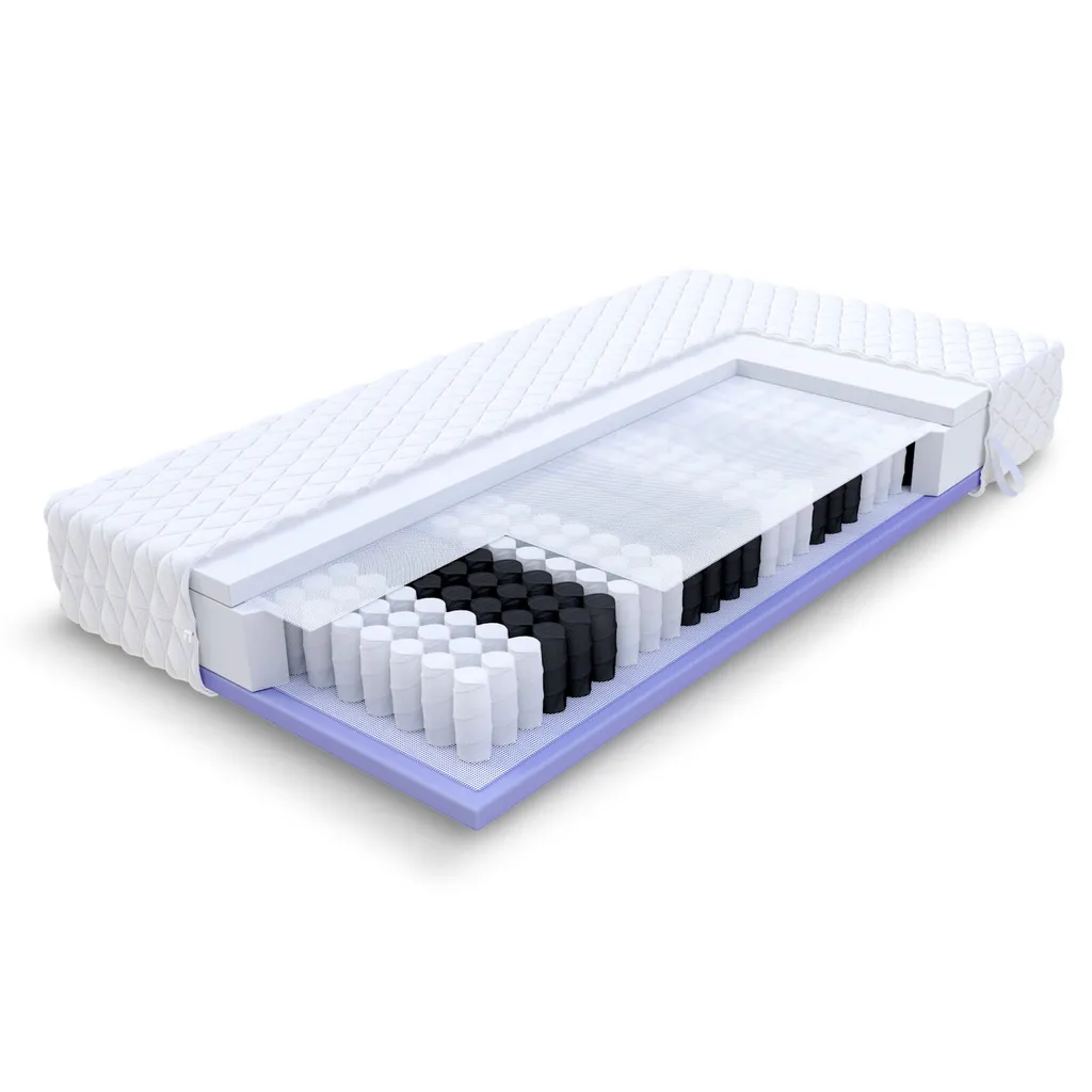 Matratze KEPLER 180x200 Cm Taschenfederkern Höhe Ca. 20 Cm H2 H3 Premium Jersey Bezug – Bild 4