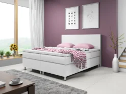 Inter Handels Boxspringbett Madrid, 180x200, Weiß