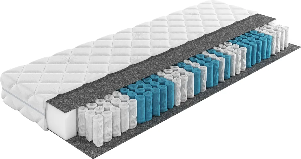 7 Zonen Taschenfederkernmatratze InterMED BiT Pocket 140x200 Cm H3 – Bild 3
