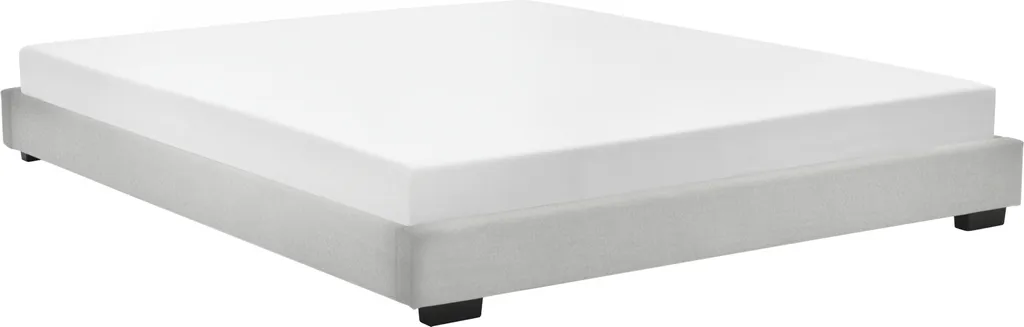 Kunstlederbett Mit Kaltschaum-Matratze Und Lattenrost 140x200 Cm Polsterbett Aus Kunstleder Mit Matratze Standard 100 Jugendbett Kunstleder In Weiß Corium – Bild 3