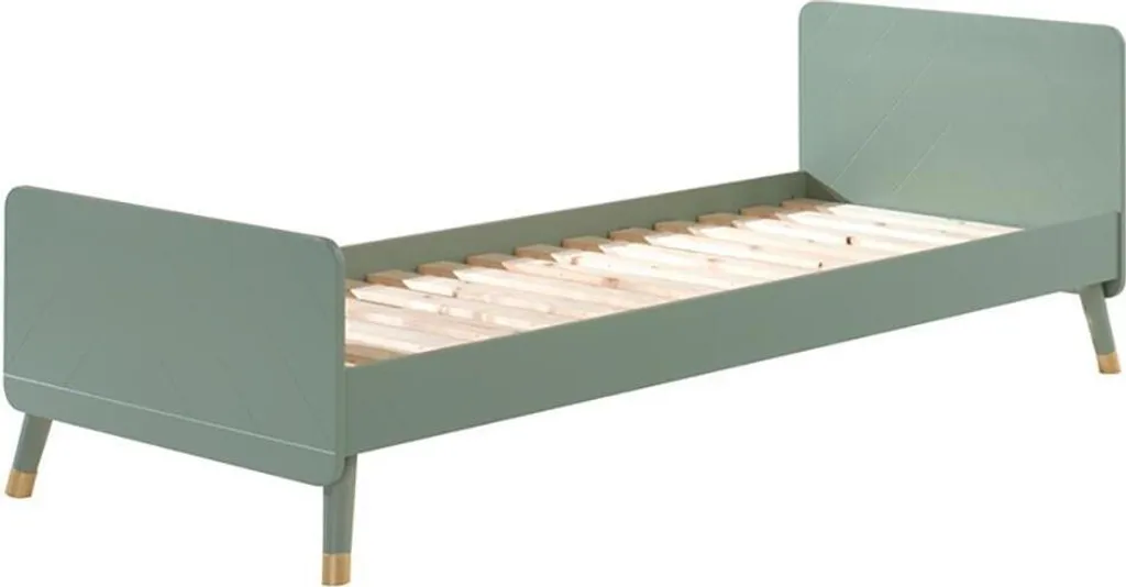 BILLY Einzelbett 90 X 200 Cm, Mit Lattenrost, Ausführung Lackiert Olive Grün – Bild 5