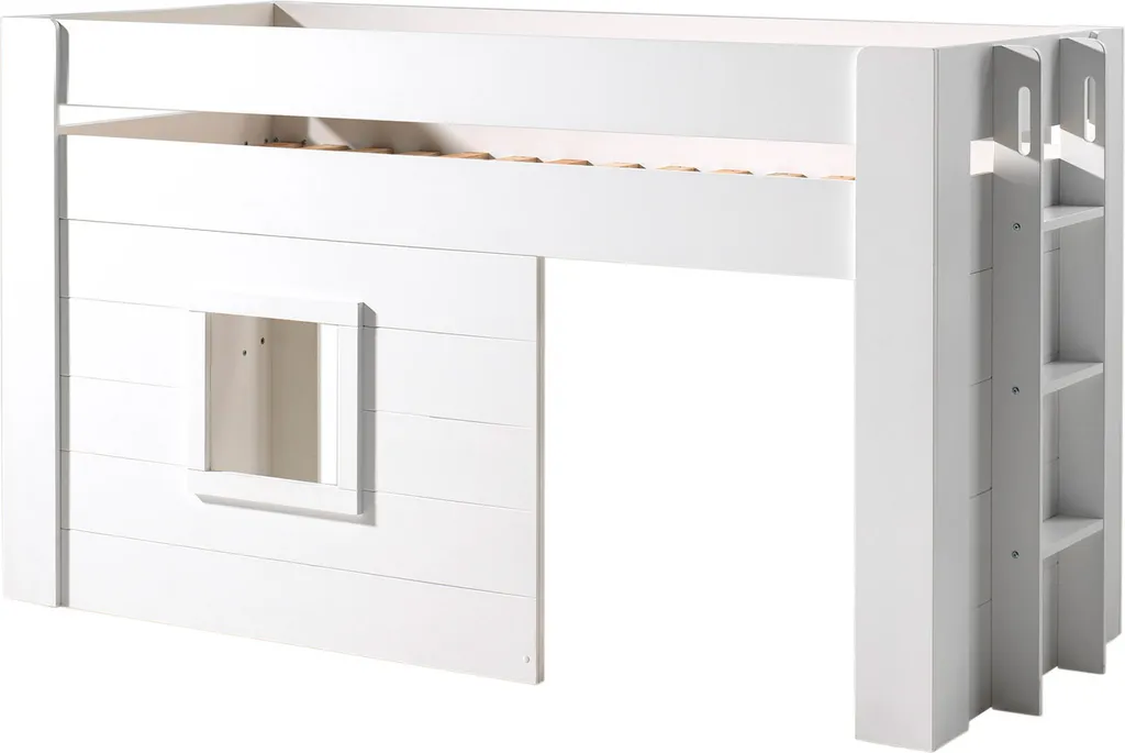 Vipack - Noah Halbhohes Bett 90 X 200 Cm Liegefläche, Weiß – Bild 2