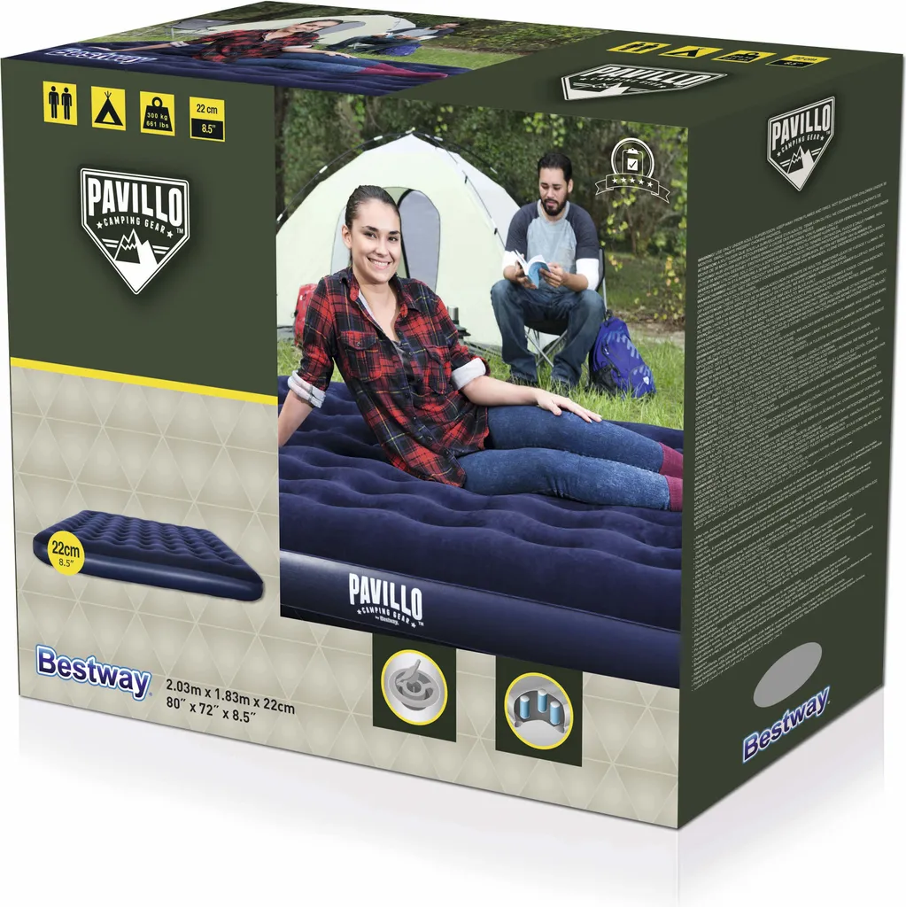 Bestway Pavillo™ Horizon Luftbett (King) 203x183x22 Cm, Luftbett King-Size – Bild 18