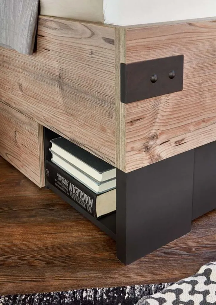 Stockholm Bett 180 X 200 Cm Tanne / Grau – Bild 3