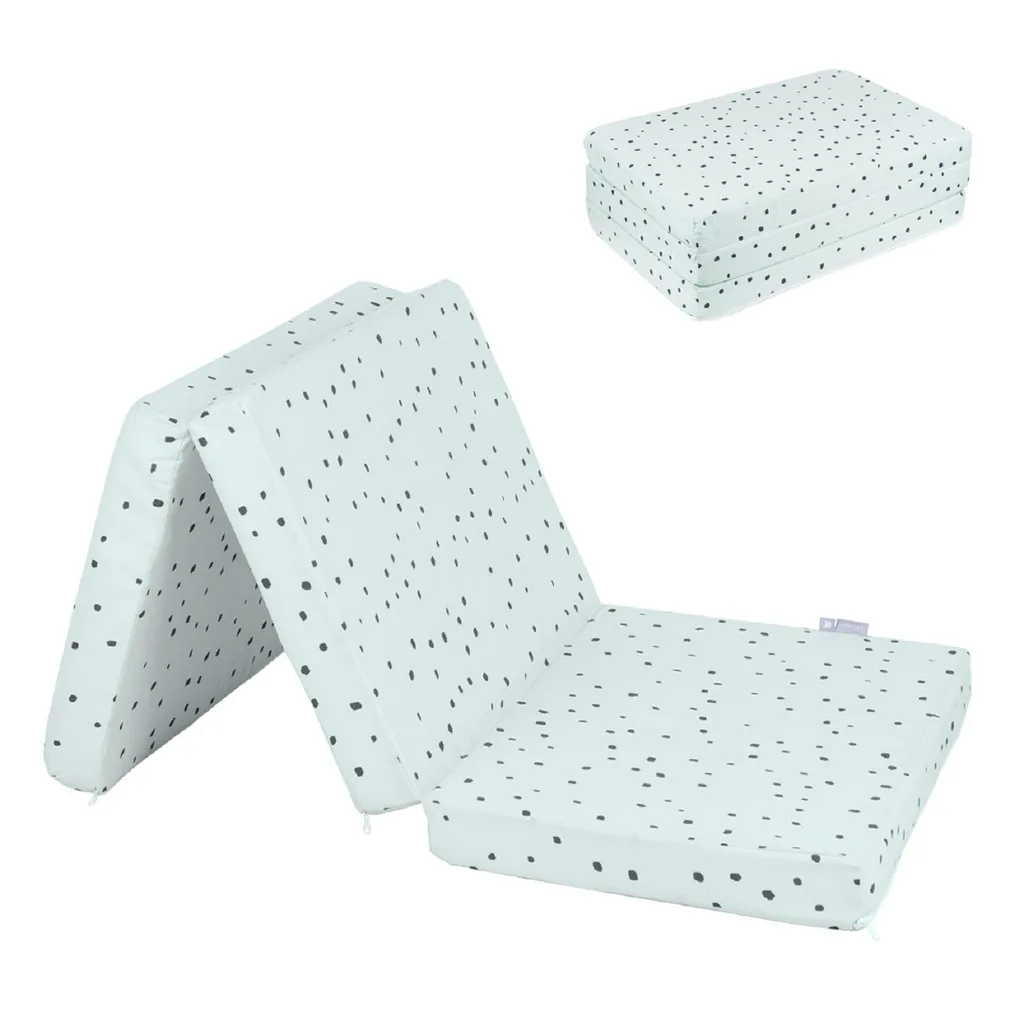 Kikkaboo Babybett-Faltmatratze Bear With Me 120 X 60 X 5 Cm Bezug 100% Baumwolle Grün – Bild 2