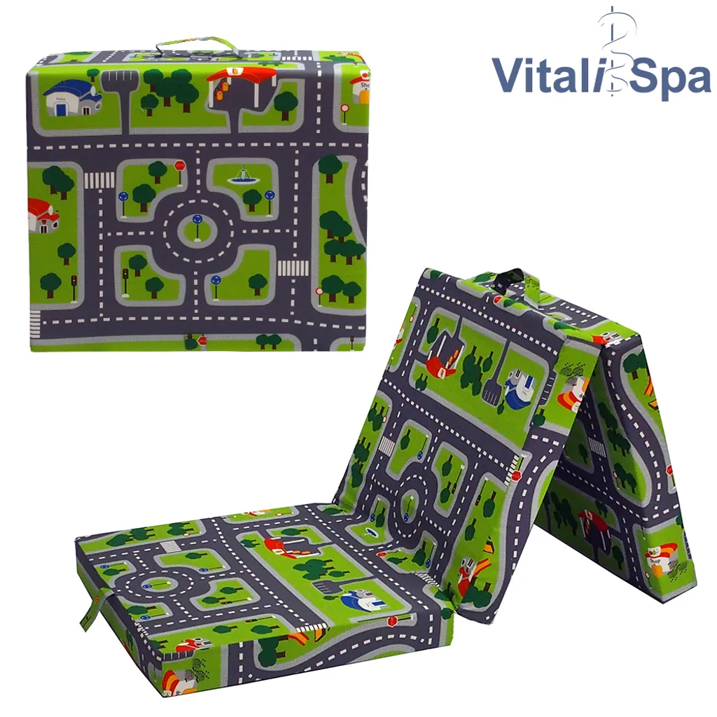 VitaliSpa Faltmatratze SPIELTEPPICH 190 X 70 X 10 Cm Polyester Baumwolle – Bild 5