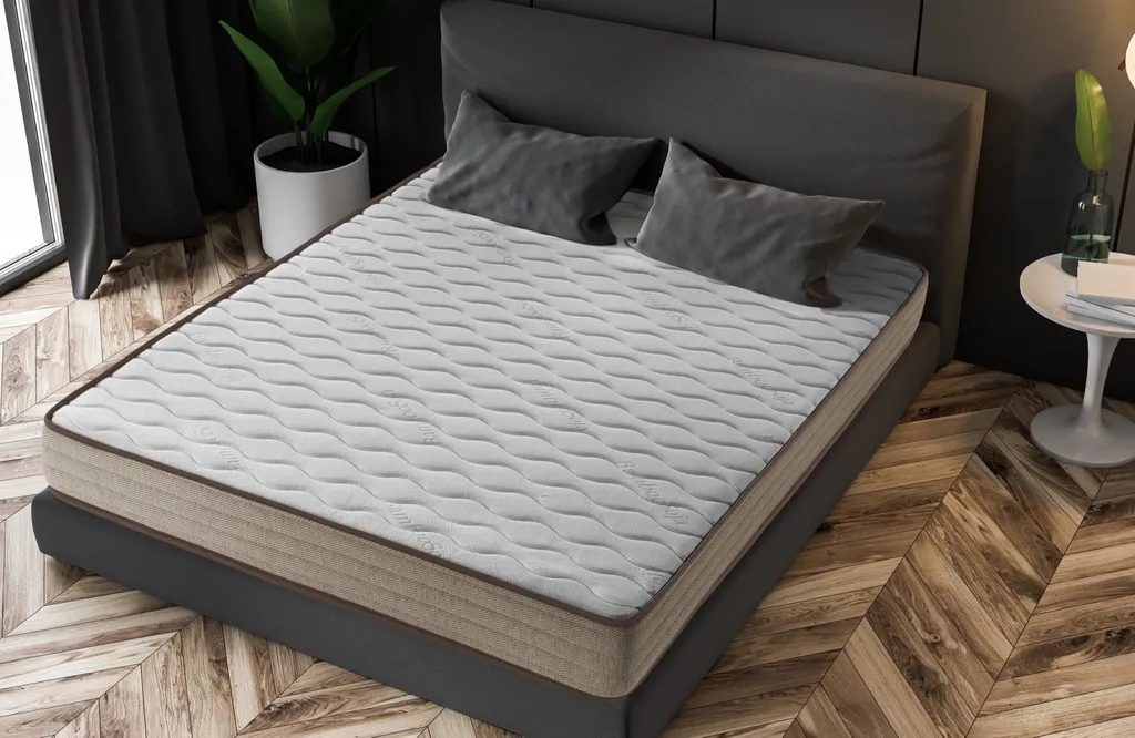 |Bezen| Bamboo Deluxe - Visco-Schaummatratze Mit Bambus-Therapie 180x200|Hochwertige Stoffe|