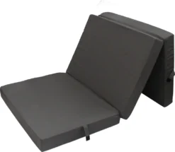 Herlag Klappmatratze Senior Dunkelgrau, 195x85 Cm, Faltmatratze, Campingmatratze