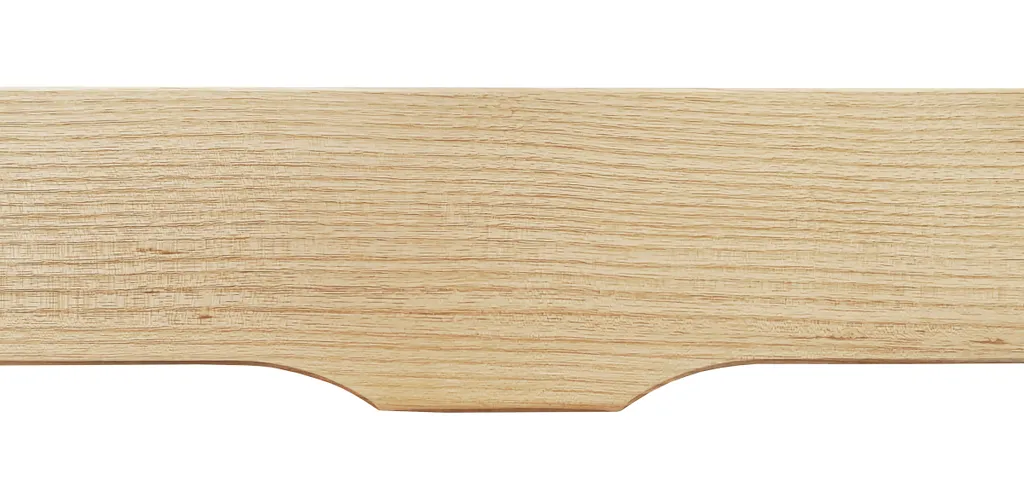 Futonbett Platzsparend Extra Niedriges Bodenbett 140x200 Esche Geölt V-60.47E-14Rollrost Inkl. – Bild 6