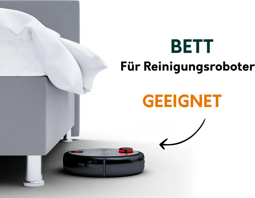 Mirjan24 Boxspringbett Snake, Doppelbett Mit Zwei Bettkästen Für Die Bettwäsche, Ehebett Mit Topper Und Kopfteil (Fresh 37, Größe: 160x200 Cm) – Bild 9