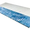 AM Qualitätsmatratzen | 7-Zonen Deluxe Gelschaum-Topper | 90x190 Cm | 8 Cm Höhe | Matratzentopper | 90/190 | Gel Topper | 7 Zonen