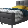 Inter Handels Boxspringbett Miami, 140x200, Anthrazit