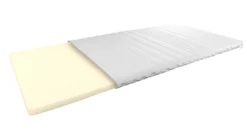 AM Qualitätsmatratzen | Basic Visco Topper | 140x200 Cm| 6 Cm Hoch | Viscoelastische Matratzenauflage 140 X 200 | Memoryschaum Topper 6cm Hoch | Germany | 140 X 200 Cm