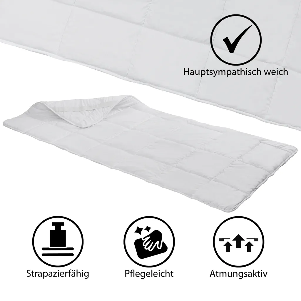 Relaxsan Komfort Aloe VeraTopper | 180x200 | Höhe 2,5cm Höhe, Füllung 100% Polyester – Bild 4