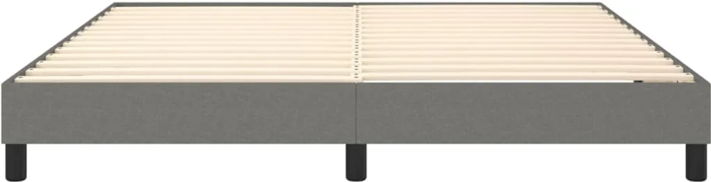 VidaXL Boxspringbett Dunkelgrau 160x200 Cm Stoff – Bild 4