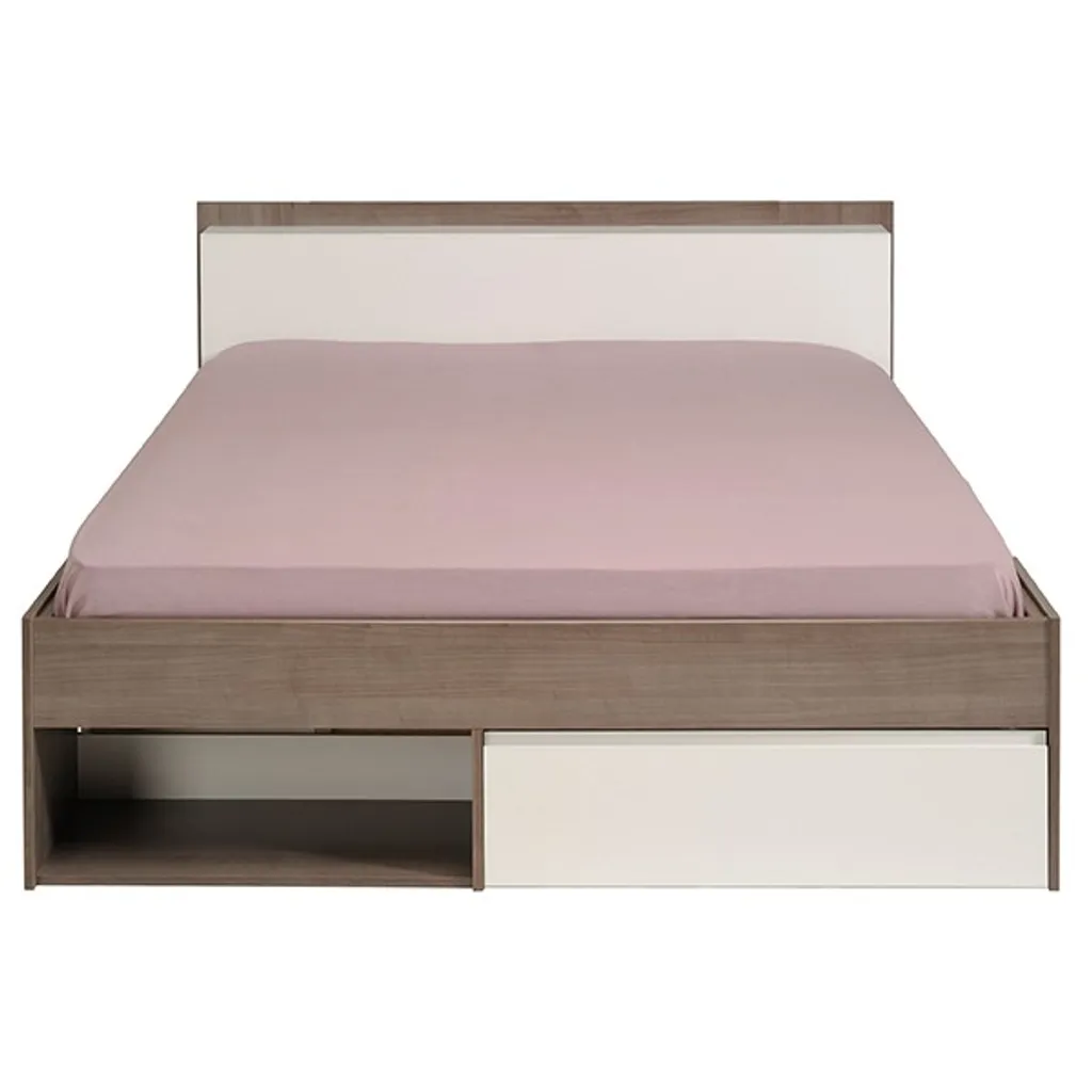 Funktionsbett Most 140*200 Cm Grau / Weiß Inkl 3 Roll-Bettkästen Kinder- Und Jugendbett Jugendbett Jugendliege Bettliege Bett Jugendzimmer Kinder- Und Jugendzimmer – Bild 7