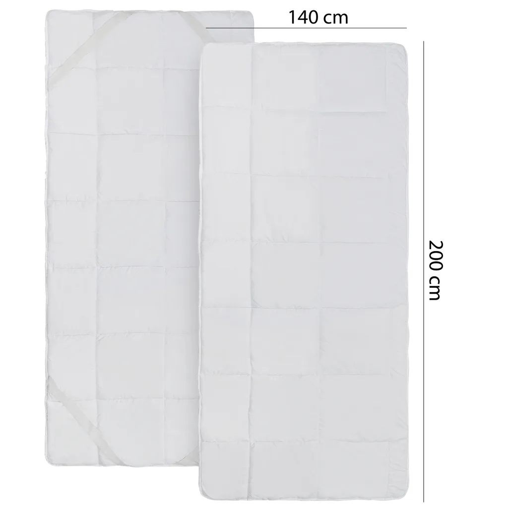 Relaxsan Komfort Aloe VeraTopper | 180x200 | Höhe 2,5cm Höhe, Füllung 100% Polyester – Bild 7