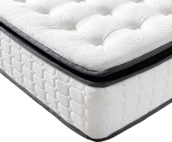 Vesgantti Matratze 120x200 7-Zonen Taschenfederkernmatratze Modern Tonnentaschenfederkernmatratze (H4, Fashion Pillow-top 27cm)