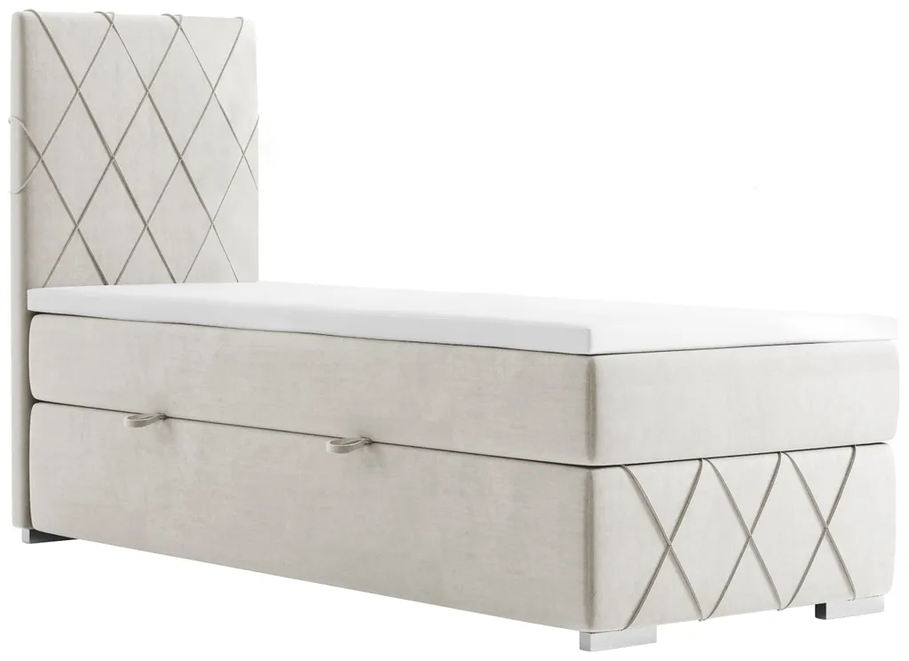 MKS MEBLE Boxspringbett - Doppelbett - Polsterbett Mit Multipocket-Matratze Und Topper - Stauraumbett Mit Matratzenauflagen - ROYAL