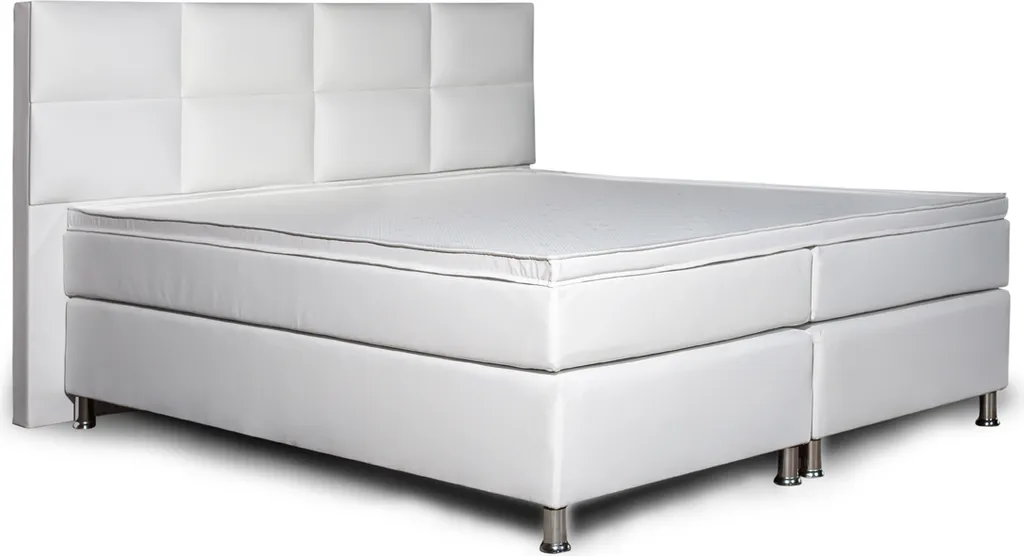 Inter Handels Boxspringbett Miami, 180x200, Weiß – Bild 7
