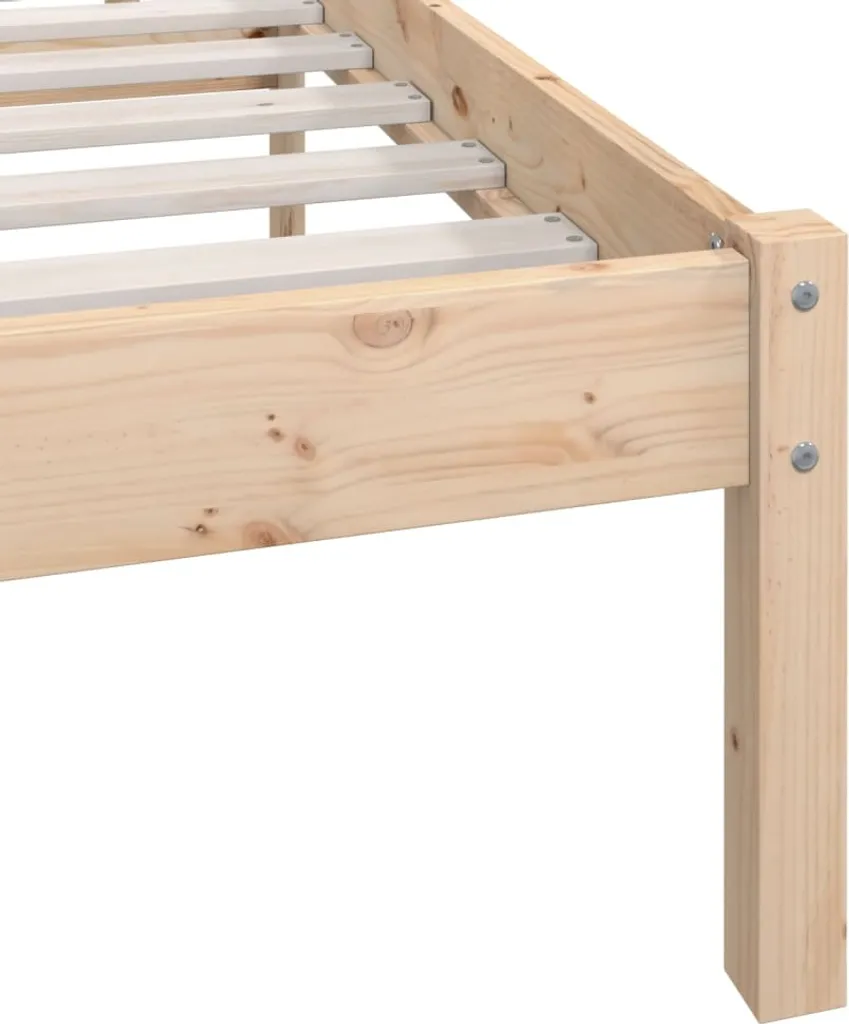 VidaXL Massivholzbett Kiefer 180x200cm UK Super King – Bild 7