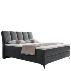 Mirjan24 Boxspringbett Forever, Bett Mit Zwei Bettkästen, Stilvoll Schlafzimmer Polsterbett (Fresh 32, Größe: 160x200 Cm)