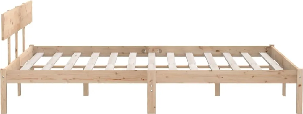 VidaXL Massivholzbett Kiefer 180x200cm UK Super King – Bild 5