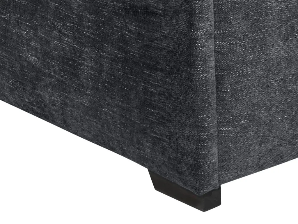 Boxbett 180 X 200 Cm Grau Stoffbezug Mit 6 Cm Topper - TRIO - Die Möbelfundgrube – Bild 7