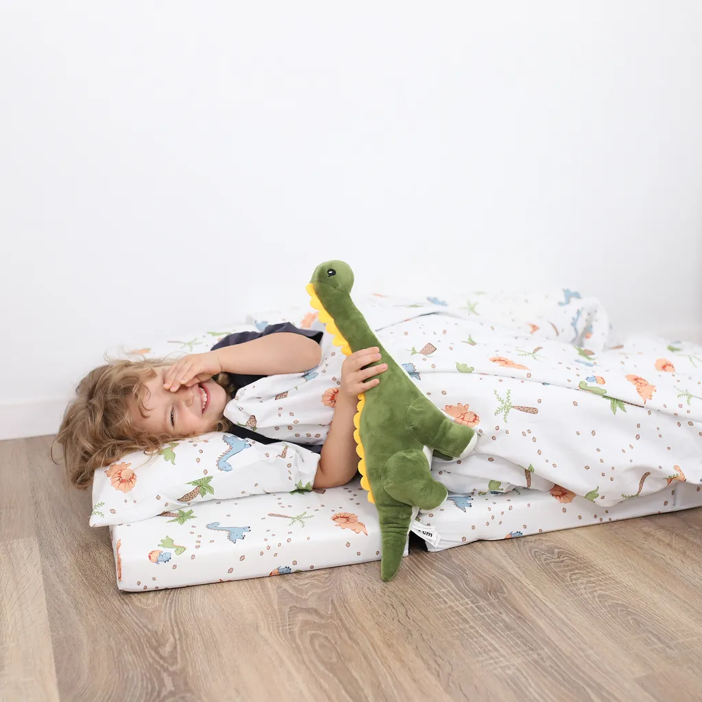 Reisebett Matratze 60x120 Cm Faltbar - Dicke Faltbare Matratze Für Baby Klappmatratze Kinder Matratze Reisebett 120x60 Dinosaurier – Bild 6