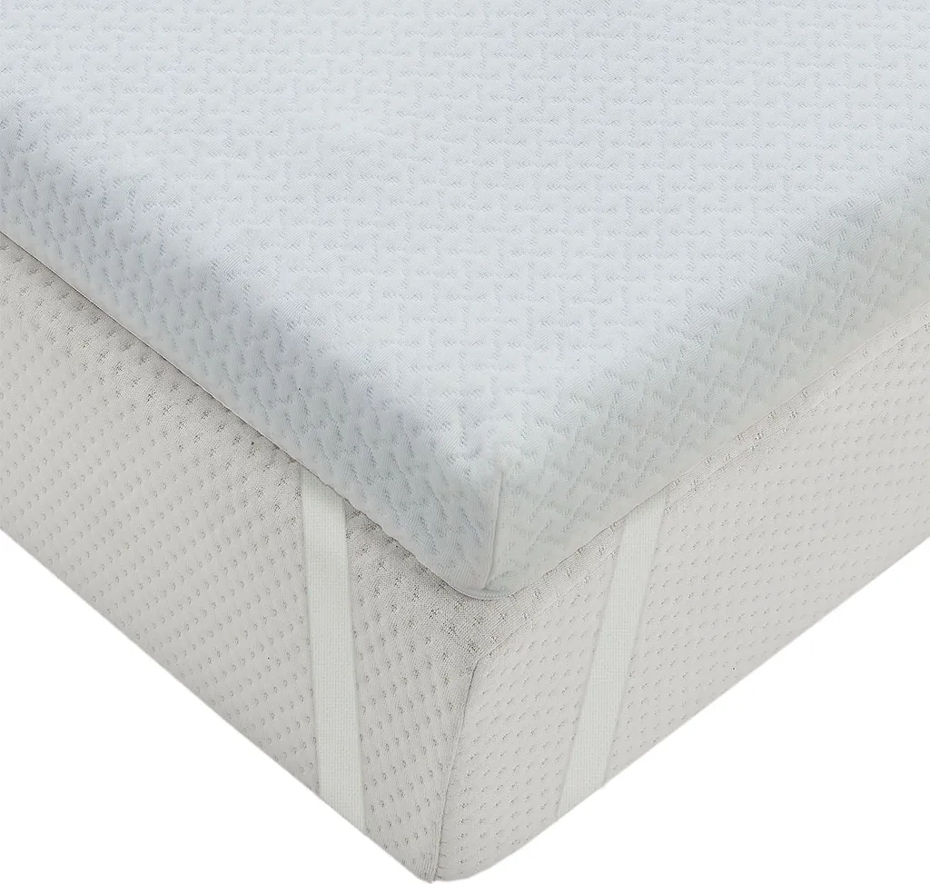 Juskys Topper 140x200 Cm Aus Memoryschaum, 7-Zonen Orthopädisch & Atmungsaktiv, 7cm Höhe, H2 - H3, Bezug Waschbar Matratzentopper Matratzenauflage – Bild 12