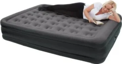 Happy People Luftbett Mit Pumpe Double 203x157x47 Cm Anthrazit