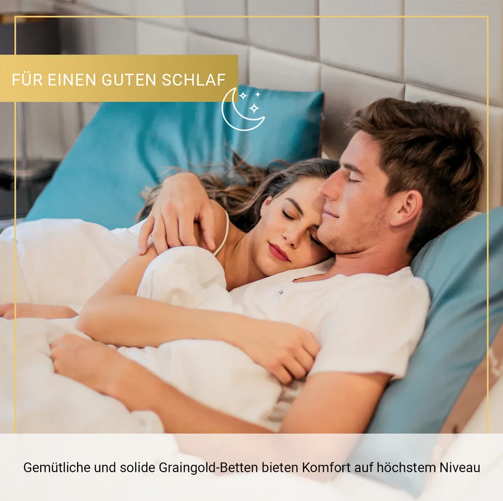 GRAINGOLD Chesterfield Bett 180x200 Madera - Stilvoll Massives Kopfteil - Polsterbett Mit Bettkasten Und Lattenrost - Elegantes Bett - Schwarz (Amor Velvet 4322) – Bild 6