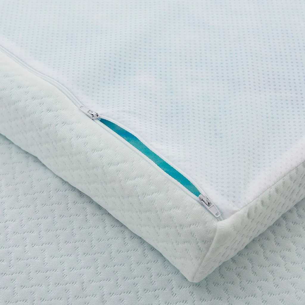Juskys Topper 140x200 Cm Aus Memoryschaum, 7-Zonen Orthopädisch & Atmungsaktiv, 7cm Höhe, H2 - H3, Bezug Waschbar Matratzentopper Matratzenauflage – Bild 9