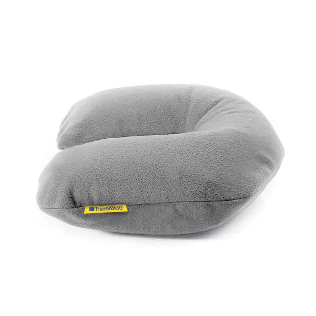 Travel Blue Fleecy Inflatable Travel Neck Pillow Grey One Size – Bild 3