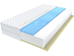 Matratze 90x200 Cm NEAPOL H2 Höhe Ca. 13 Cm HR Schaum 7 ZONEN + Latexschicht