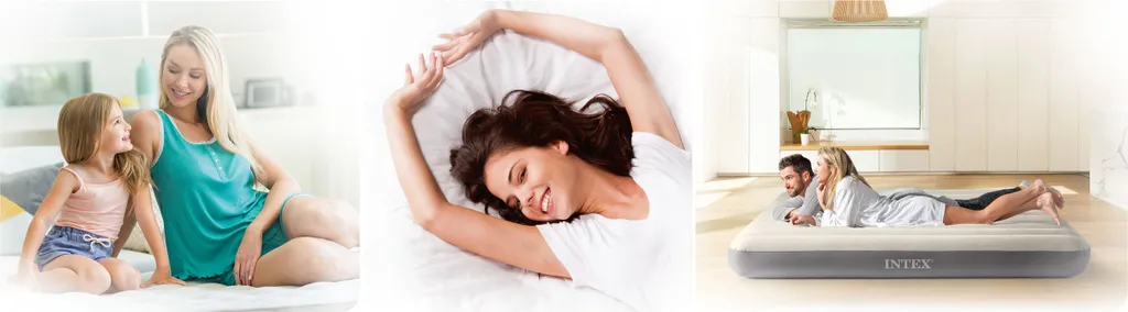 Intex Luftmatratze 137 X 191 X 25 Cm Vinyl Grün – Bild 12