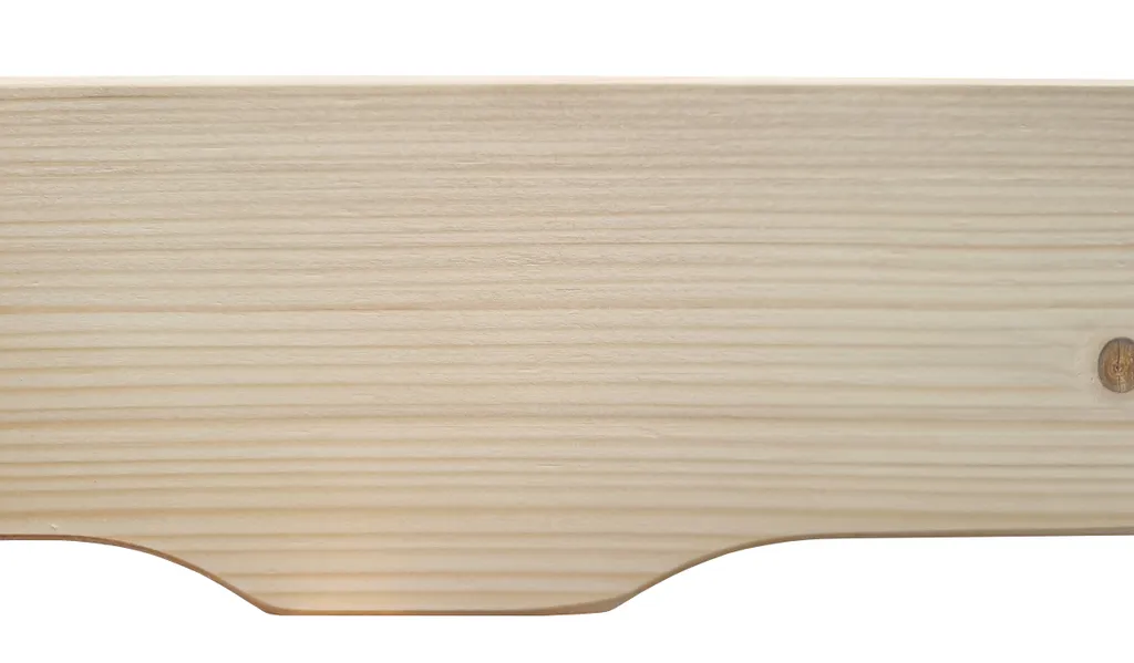 Futonbett Platzsparend Extra Niedriges Studentenbett 140x200 Fichte Tanne Geölt V-60.47-14Rollrost Inkl. – Bild 8