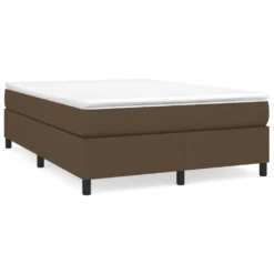 VidaXL Boxspringbett Dunkelbraun 140x200 Cm Stoff