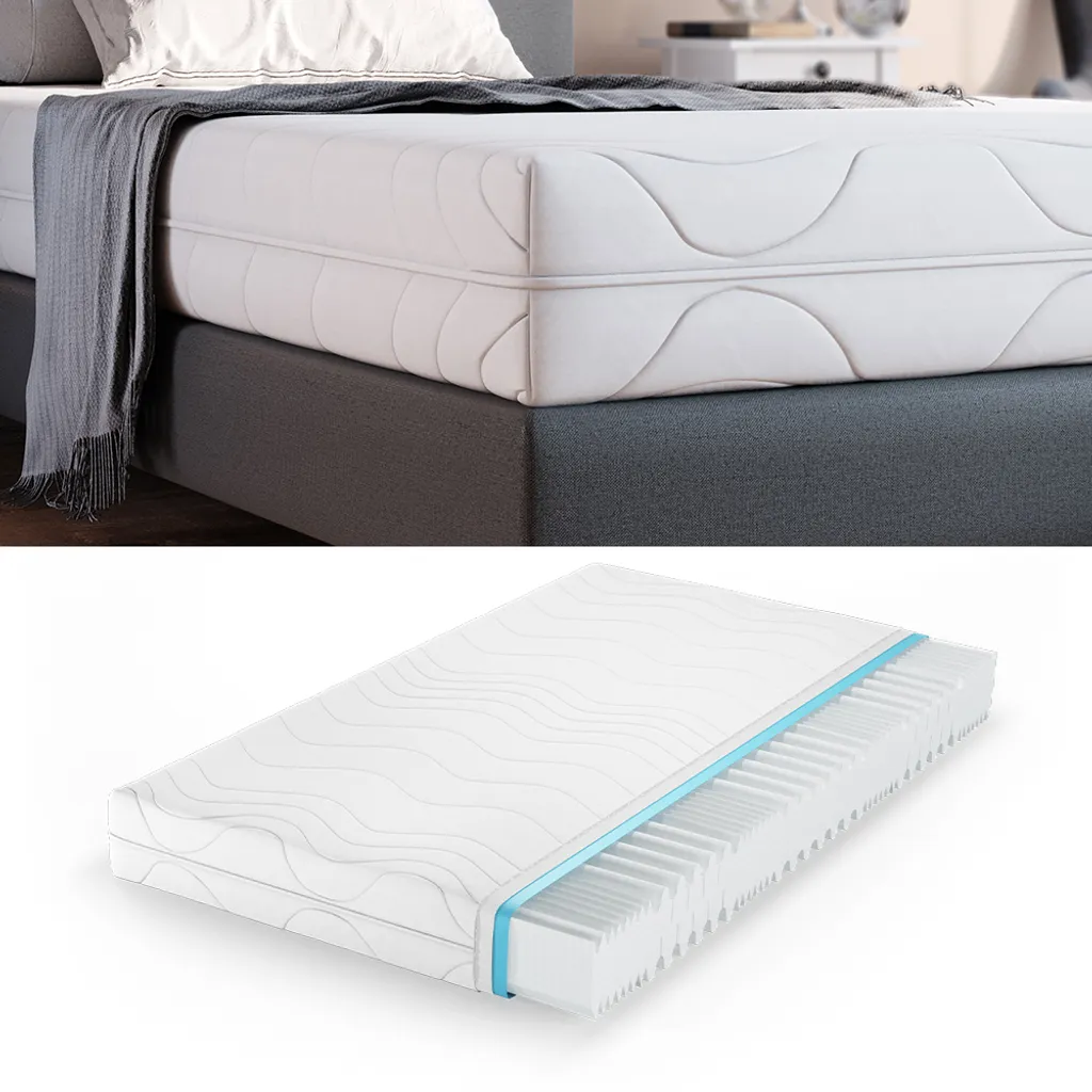 VitaliSpa Calma Comfort Plus 7 Zonen Premium Marken Kaltschaum Matratze 20cm, 120x200cm H2