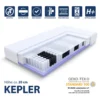 Matratze KEPLER 90x200 Cm Taschenfederkern Höhe Ca. 20 Cm H3 H4 Premium Jersey Bezug