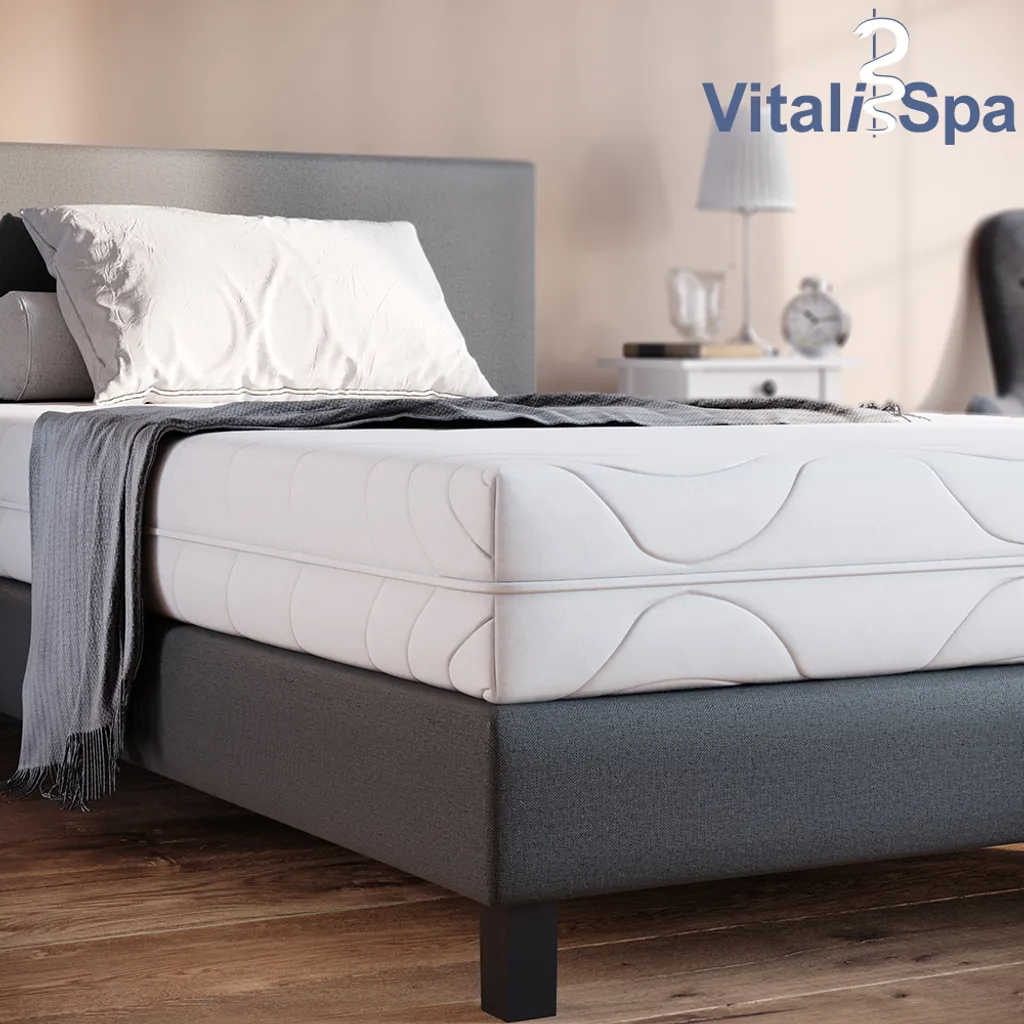 VitaliSpa Calma Comfort Plus 7 Zonen Premium Marken Kaltschaum Matratze 20cm, 120x200cm H2 – Bild 4