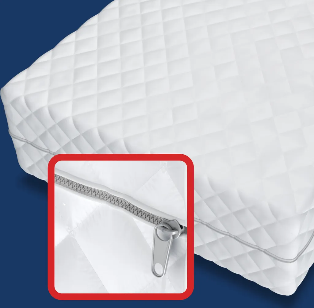 Matratze 180 X 200 MEMORY DUO Höhe 27 Cm 7 Zonen Visco Memory Taschenfederkern H2 Und H3 – Bild 6