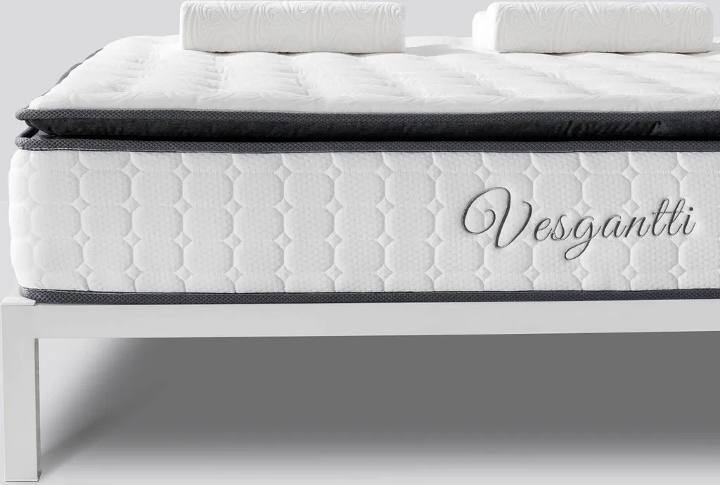 Vesgantti Matratze 120x200 7-Zonen Taschenfederkernmatratze Modern Tonnentaschenfederkernmatratze (H4, Fashion Pillow-top 27cm) â Bild 3