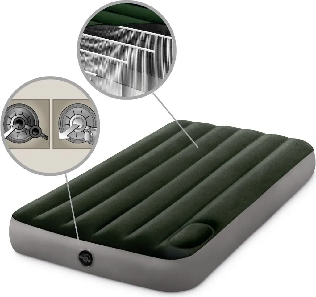 INTEX Luftbett 64761 Twin 99 X 191 X 25 Cm Gästebett Fiber Tech™ Technology – Bild 12