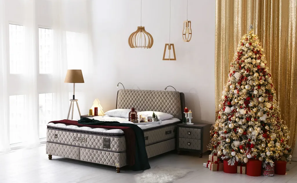 Boxspringbett Doppelbett - Borjen Bambi Yatak Das Perfekte Bett Für Ihr Schlafzimmer. 180x200cm Bett Taschenfederkern-Matratze, Topper Mit Memoryeffekt, Mit Bettkasten – Bild 17